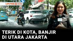 Jalur Tergenang Banjir Rob, Lalu Lintas di Muara Angke-Kota Tersendat | Liputan 6