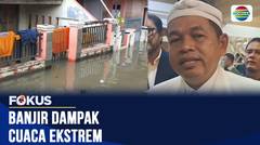 Hujan Deras Disertai Angin Berlangsung Selama 1 Jam, Sejumlah Ruas Jalan Terendam Banjir | Fokus
