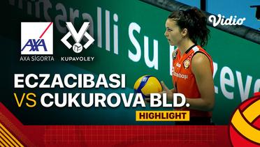 Highlights | Eczacibasi vs Cukurova BLD. Adana Demirspor | Women's Turkish Volleyball Cup 2022/23