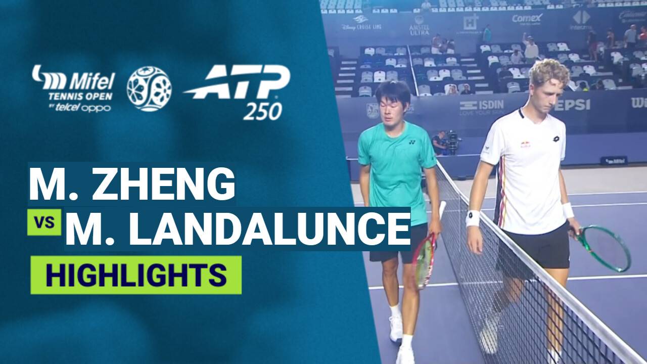 Michael Zheng v Martin Landaluce - Round 1 | ATP 250: Mifel Tennis Open by Telcel Oppo 2026