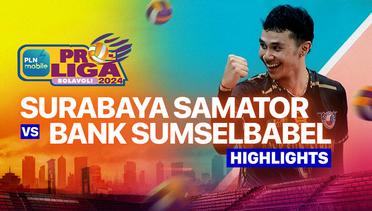 Final Four Putra: Surabaya Samator vs Palembang Bank SumselBabel - Highlights | PLN Mobile Proliga 2025