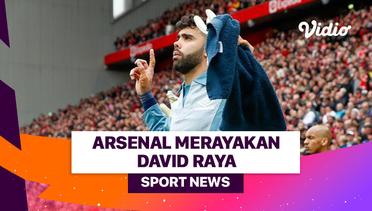 Arsenal Merayakan David Raya