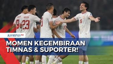 Timnas Indonesia Rayakan Kemenangan dengan Suporter Usai Laga Kontra Filipina!