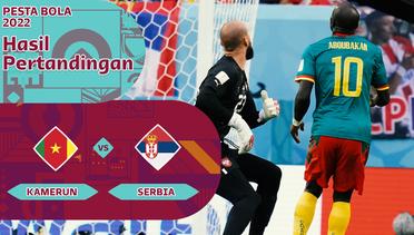 Data dan Statistik Laga Piala Dunia 2022, Kamerun Vs Serbia