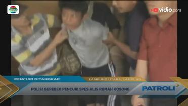 Penangkapan Pencuri Spesialis Rumah Kosong di Lampung Utara - Patroli