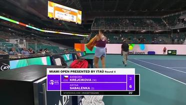 Aryna Sabalenka vs Barbora Krejcikova - Highlights | WTA Miami Open 2023