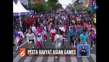 Warga Yogyakarta Gelar Pesta Rakyat Demamkan Asian Games 2018 - Liputan6 Siang