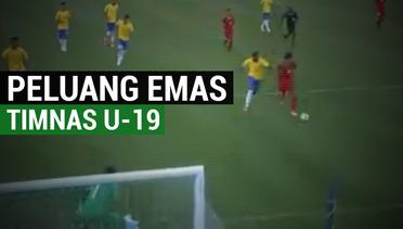 Ini Peluang Emas Timnas Indonesia U-19 untuk Bobol Gawang Brasil U-20