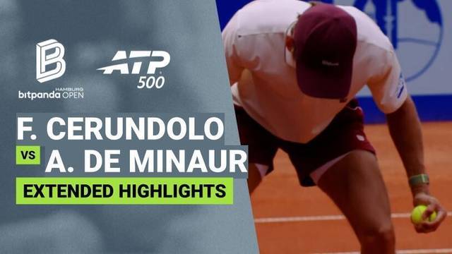 Francisco Cerundolo vs Alex de Minaur - Extended Highlight | ATP 500: bitpanda Hamburg Open 2026