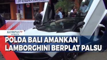 Polda Bali Amankan Lamborghini Berplat Palsu