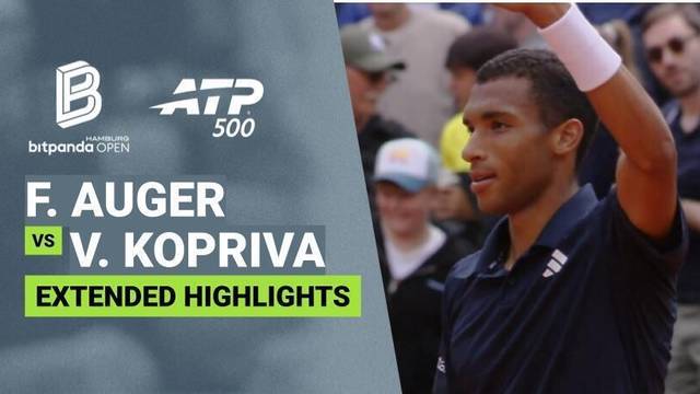 Felix Auger-Aliassime vs Vit Kopriva - Extended Highlight | ATP 500: bitpanda Hamburg Open 2026
