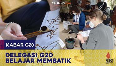Delegasi G20 Belajar Membatik di Kampung Batik Giriloyo Yogyakarta