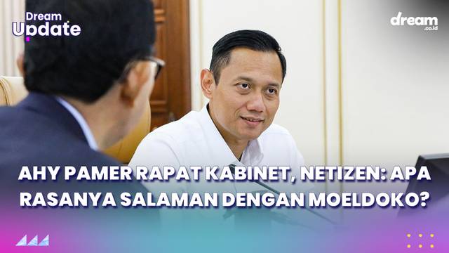 AHY Pamer Rapat Kabinet, Netizen Apa Rasanya Salaman dengan Moeldoko?