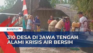 Krisis Air Bersih di Jawa Tengah, BPBD Salurkan Bantuan Air Bersih untuk Warga Terdampak