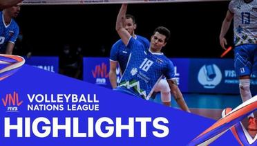 Match Highlight | VNL MEN'S - Slovenia 3 vs 2 USA | Volleyball Nations League 2021