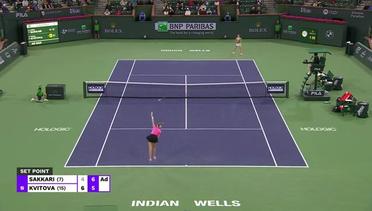 Quarter Final: Maria Sakkari vs Petra Kvitova - Highlights | WTA BNP Paribas Open 2023