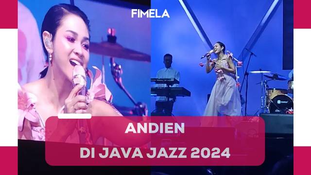 Pesona Andien di Panggung Java Jazz 2024, Tampil dengan Busana Indah Berbunga