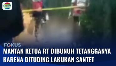Mantan Ketua RT di Malang Dibunuh Tetangga karena Dituding telah Menyantet Istri Tersangka | Fokus