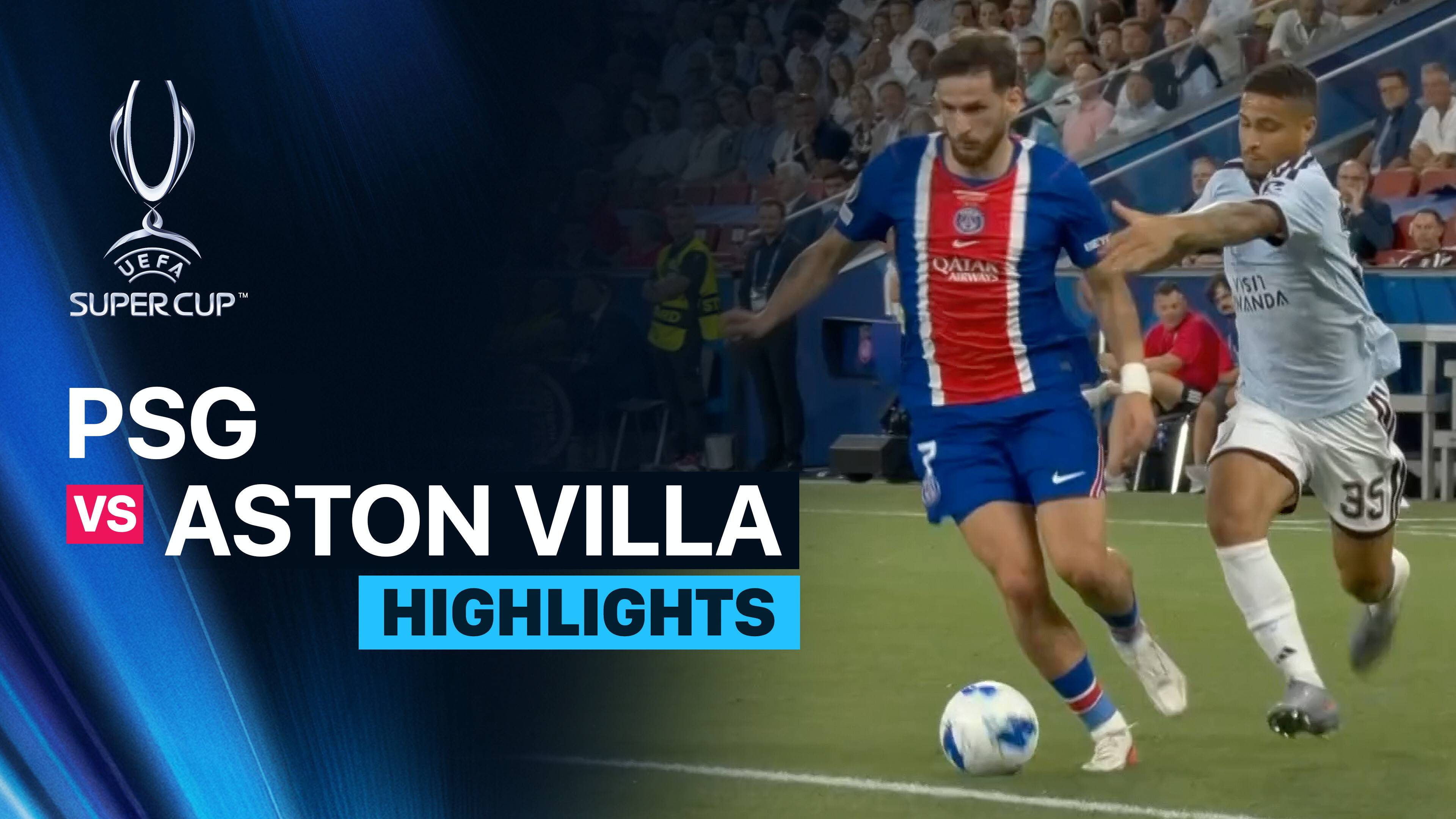 Paris Saint-Germain vs Aston Villa