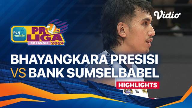 Putra: Jakarta Bhayangkara Presisi vs Palembang Bank SumselBabel - Highlights | PLN Mobile Proliga 2024