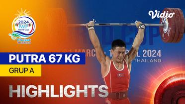 Putra 67 kg - Grup A - Highlights | IWF World Cup 2024