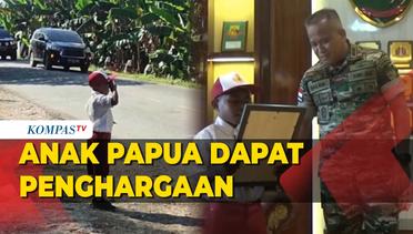 Cerita Anak Papua Dapat Penghargaan Usai Beri Hormat Rombongan Jokowi