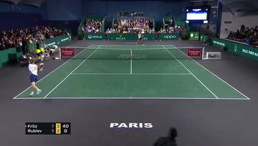 Match Highlights | Taylor Fritz vs Andrey Rublev | Rolex Paris Masters 2021