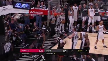 December 3, 2019 – Spurs beat Rockets in dramatic fashion in double OT