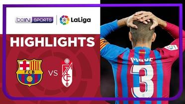 Match Highlights | Barcelona 1 vs 1 Granada | LaLiga Santander 2021