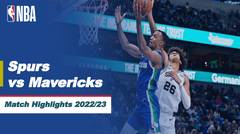 Match Highlights | San Antonio Spurs vs Dallas Mavericks | NBA Regular Season 2022/23