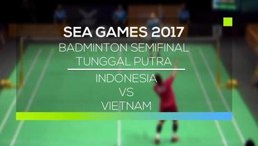 Badminton Semifinal Tunggal Putra - Indonesia VS Vietnam (Sea Games 2017)