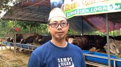 DEMI MENARIK PELANGGAN, PENJUAL HEWAN KURBAN KASIH HADIAH LOGAM MULIA