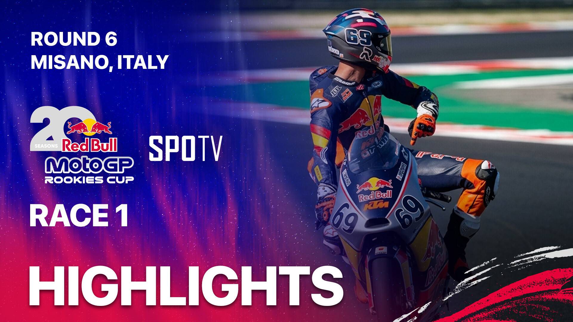 Race 1 - Red Bull MotoGP Rookies Cup 2026 Round 6: Misano