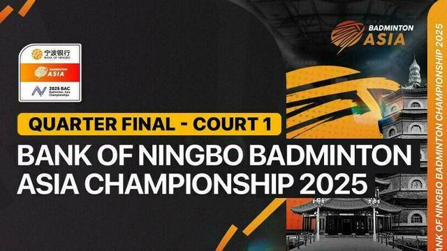 Chen Qing Chen/Jia Yi Fan (CHN) vs Li Yi Jing/Luo Xu Min (CHN) - Full Match | Badminton Asia Championships 2025 - Women's Doubles