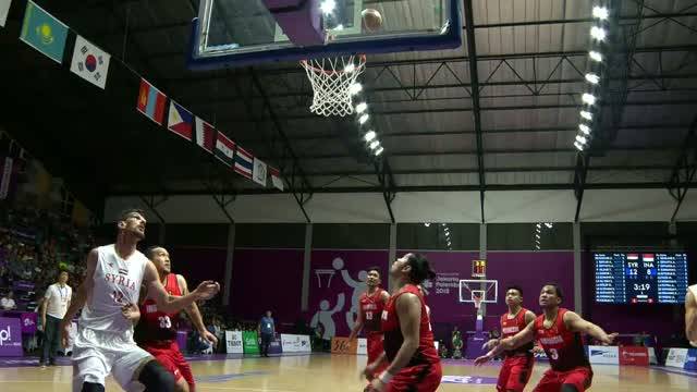 paus123 Full Highlight Bola Basket Putra Suriah vs Indonesia 76 - 66 | Asian Games 2018