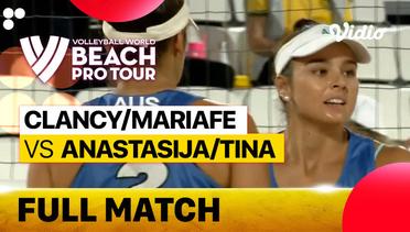 Full Match | 3rd Place: Clancy/Mariafe (AUS) vs Anastasija/Tina (Latvia) | Beach Pro Tour Elite 16 Doha, Qatar 2023