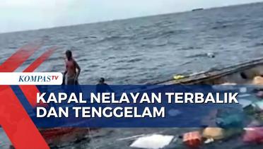 Diterjang Gelombang Besar, KM Nurul Hidayah Terbalik dan Tenggelam di Perairan Pulau Payung!