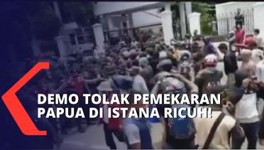 Aksi Demo Tolak Pemekaran Papua di Istana Negara Berlangsung Ricuh!
