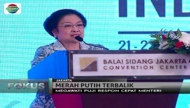 Megawati Puji Respon Menteri dan Anak Bangsa Saat Merah Putih Dilecehkan - Fokus Pagi