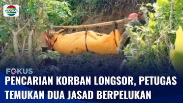 Pencarian Korban Longsor di Bandung Barat, Petugas Temukan Dua Jasad Berpelukan | Fokus