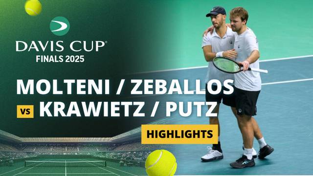 Andres Molteni/Horacio Zeballos (ARG) vs Kevin Krawietz/Tim Putz (GER) - Highlight | Davis Cup Final 8 2025