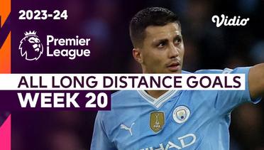 Kompilasi Gol Tendangan Jarak Jauh | Matchweek 20 | Premier League 2023/24
