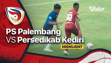 Highlight - PS Palembang vs Persedikab Kab Kediri | Liga 3 Nasional 2021/22