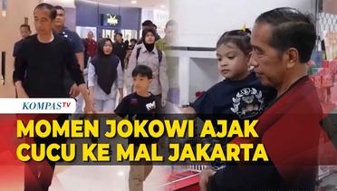 Momen Jokowi Momong Cucu, Ajak Jan Ethes dan La Lembah Main ke Mal
