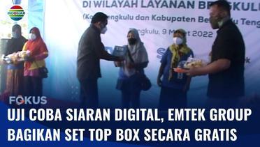 Grup Emtek Ikut Berkontribusi, Bagikan Set Top Box Gratis di Bengkulu | Fokus