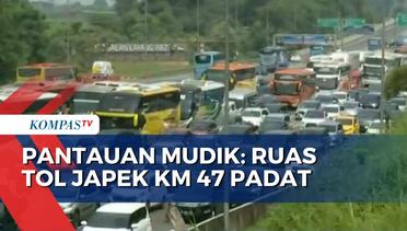Ruas Tol Jakarta-Cikampek Km 47 Padat, Sistem Contraflow Diberlakukan | 20 April 2023