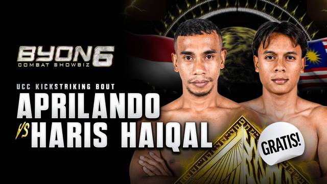 Aprilando Rumahpasal vs Haris Haiqal - Full Match | BYON Combat Showbiz 6 2025