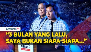 [FULL] Pidato Gibran Rakabuming Raka di Istora Senayan: Saya Ingin Segera Sowan ke Paslon 1 dan 3