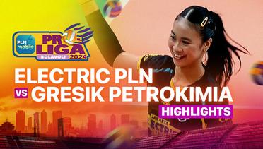 Final Four Putri: Jakarta Electric PLN vs Gresik Petrokimia Pupuk Indonesia - Highlights | PLN Mobile Proliga 2025