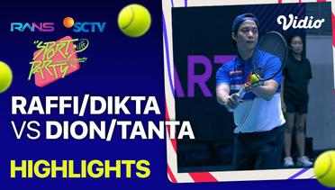 Highlight - Raffi Ahmad/Dikta vs Dion Wiyoko/Tanta Ginting | Sport Party